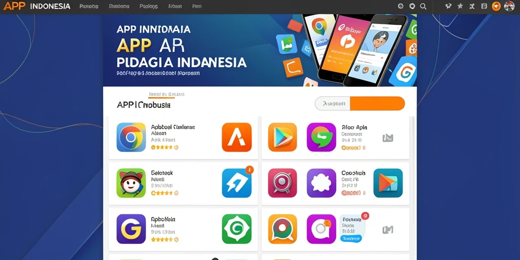 Tampilan awal aplikasi ASIA128 yang menawan.
