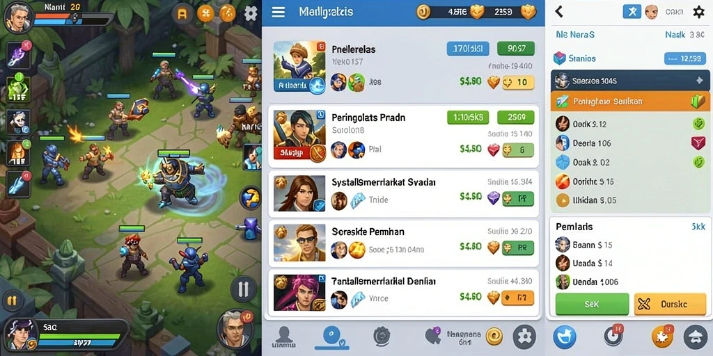 Tampilan antarmuka yang modern dan menarik.