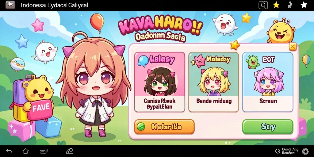 Tangkapan layar menampilkan grafis yang menawan.