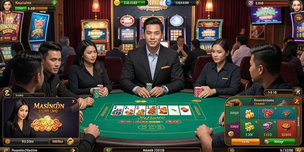 Screenshot menunjukkan tampilan utama game GN168.