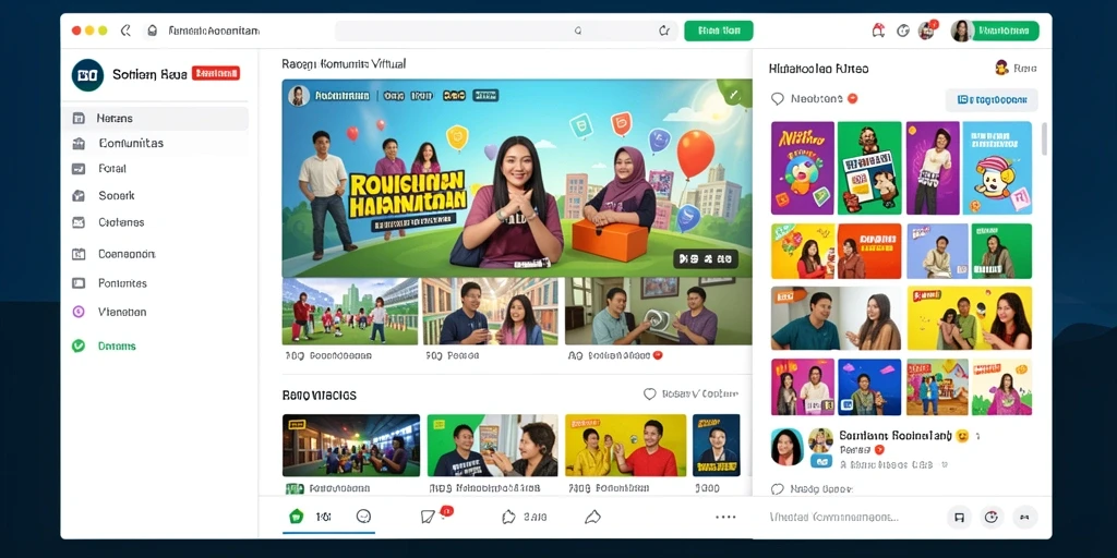 Antarmuka yang sederhana dan mudah dinavigasi.