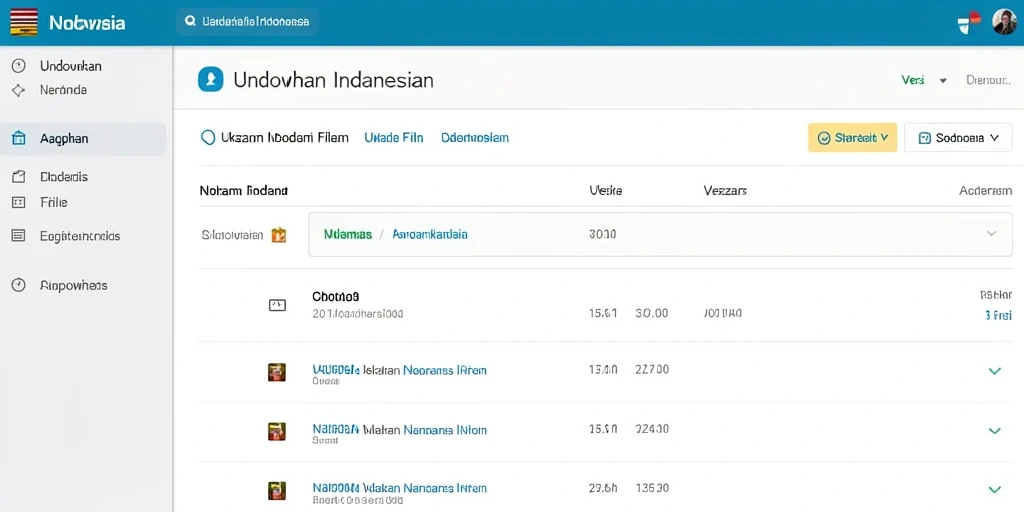 Tampilan antarmuka yang user-friendly dan intuitif.