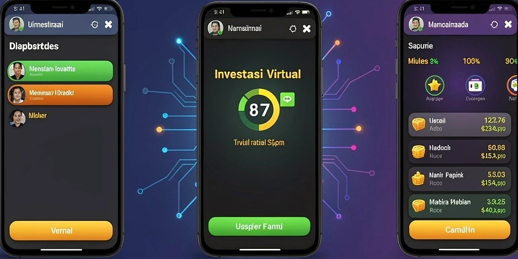 Tampilan awal permainan yang menarik dan user-friendly.
