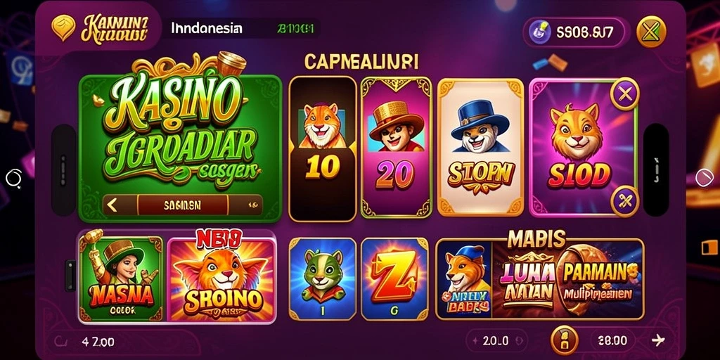 Tampilan menu utama LEDAK188 yang intuitif.