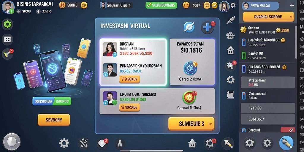 Tangkapan layar menampilkan grafik yang memukau.