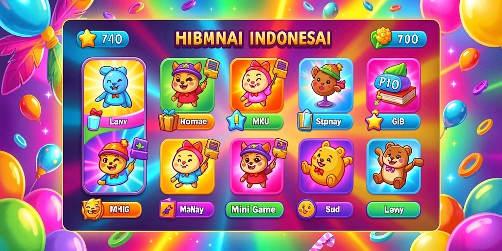 Tampilan karakter PAUS123 yang menarik dan dinamis.