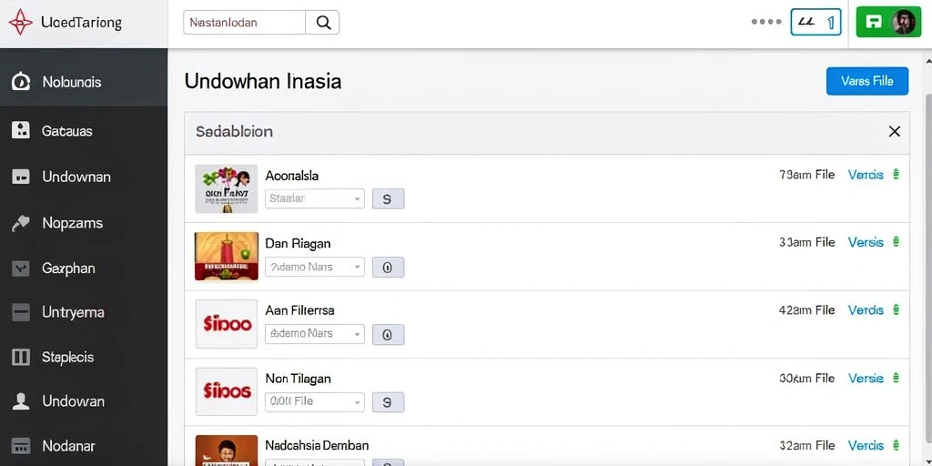 Tampilan menu utama yang menarik dan intuitif.
