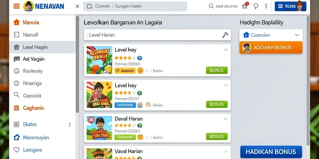 Tampilan antarmuka yang user-friendly.