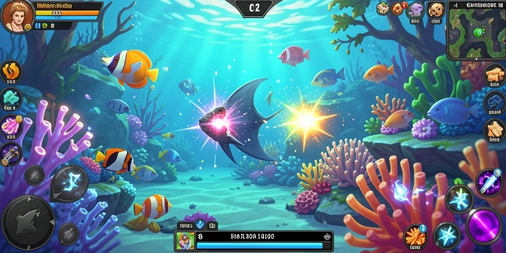 Gambar tampilan permainan slot dengan grafis animasi yang menakjubkan.