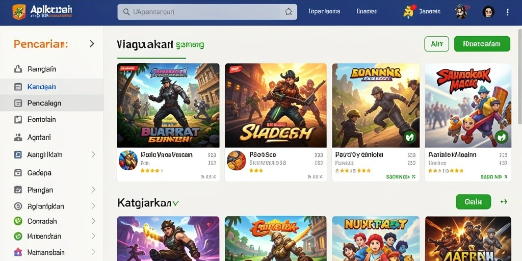 Tampilan antarmuka yang menarik dan mudah dinavigasi.
