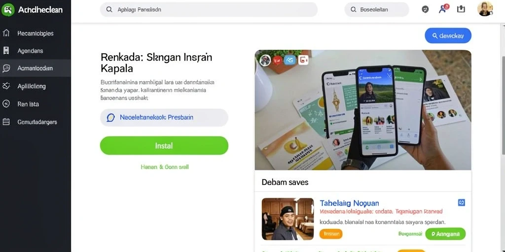 Tampilan antarmuka yang mudah digunakan.
