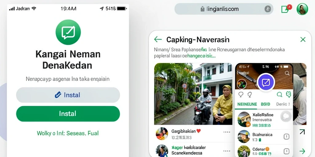 Antarmuka aplikasi yang sederhana dan menarik.